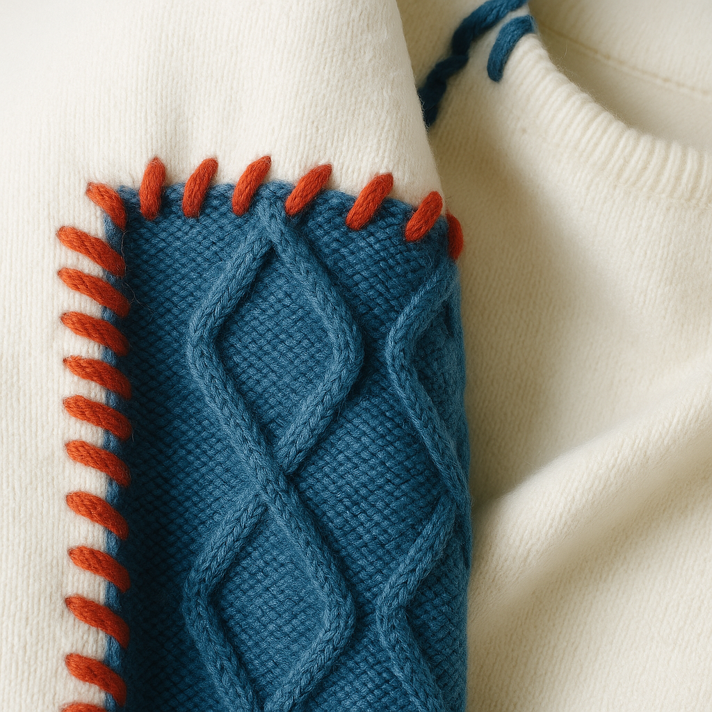 Jayden | Arty Patch Sweater