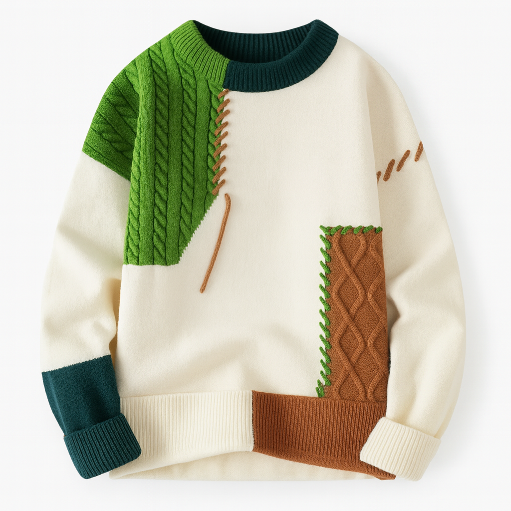 Jayden | Arty Patch Sweater