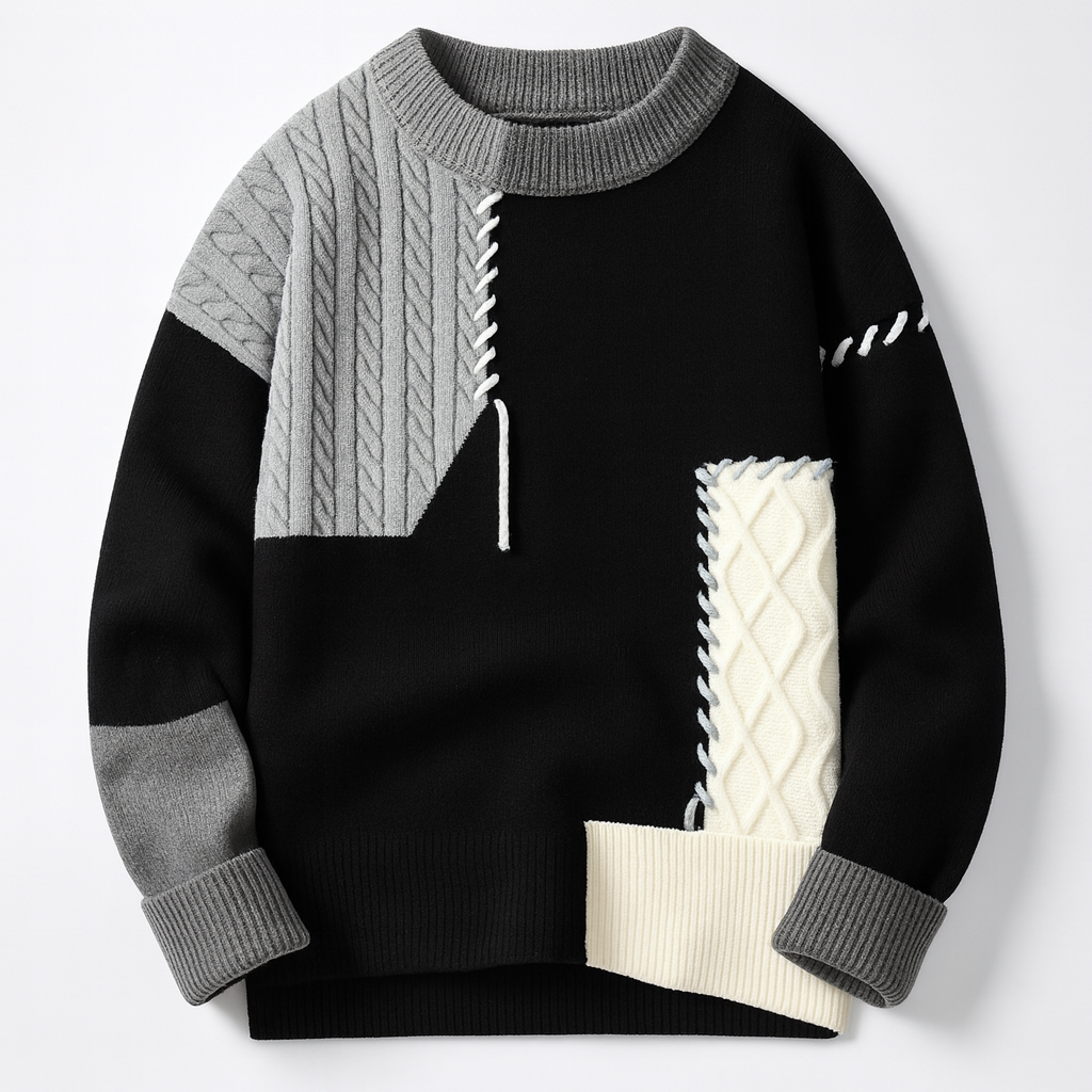 Jayden | Arty Patch Sweater