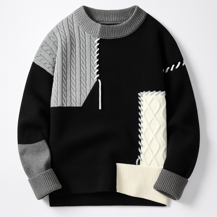 Jayden | Arty Patch Sweater