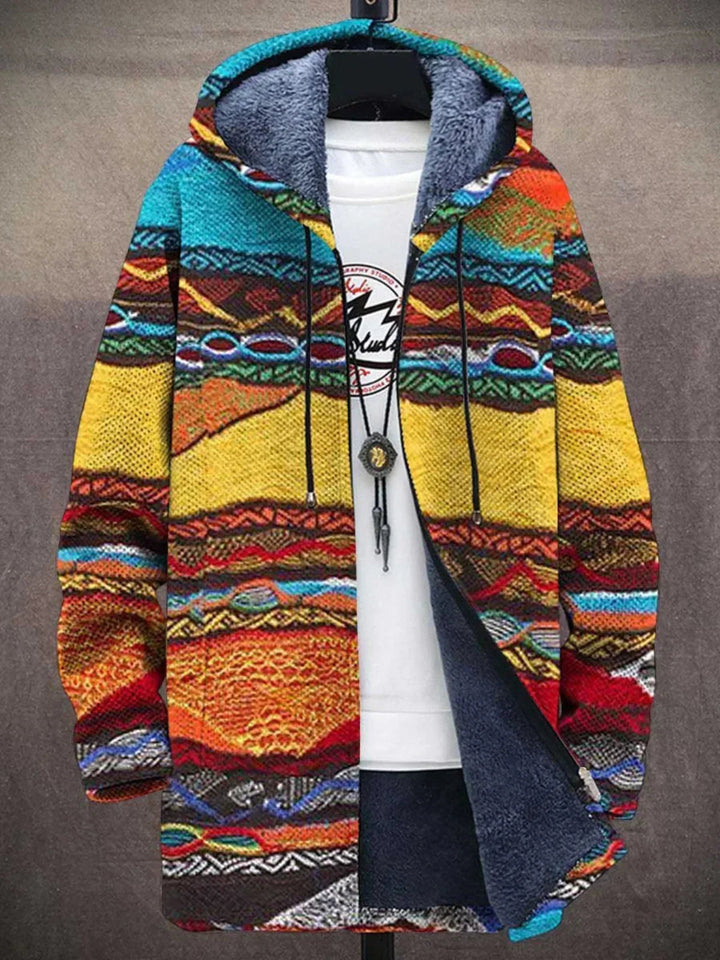 Raven | Luxurious Art-Inspired Zip-Up Hoodie