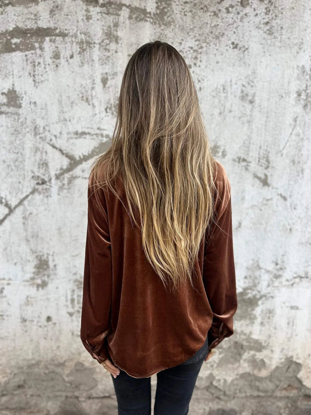 Kayla | Velvet Shirt