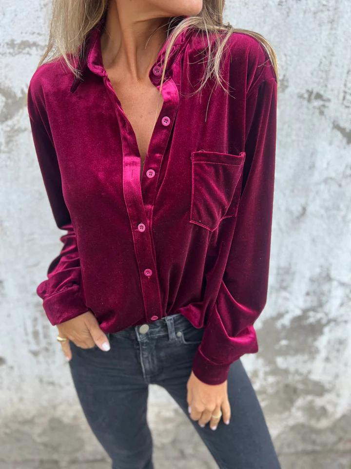 Kayla | Velvet Shirt