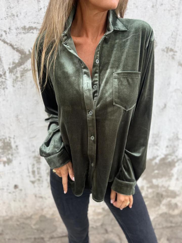 Kayla | Velvet Shirt